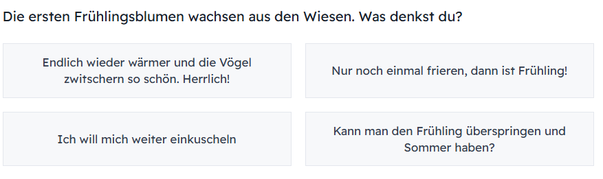C-Date Frage des Tages